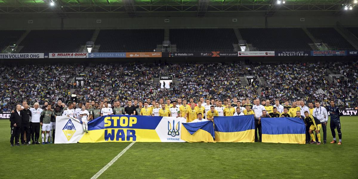 La selección de Ucrania regresa a la cancha después de la invasión rusa