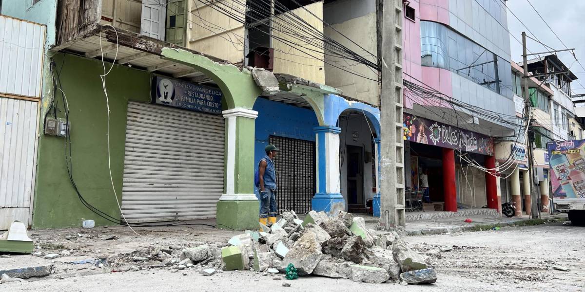 Este es el balance de los daños tras el sismo de magnitud 6,1 en Esmeraldas