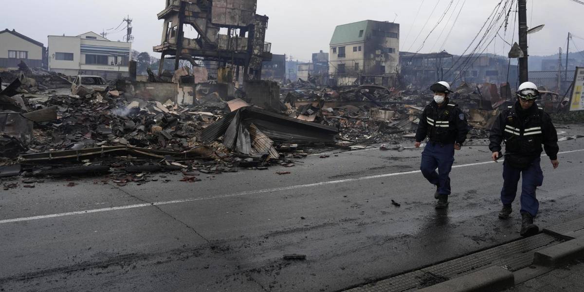 Terremoto de magnitud 7,6 en Japón deja al menos 73 muertos y cientos de heridos