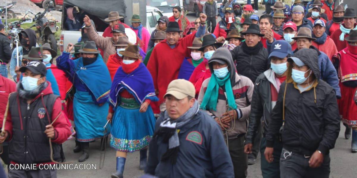 Conaie y las centrales sindicales aún no deciden cuándo retomarán movilizaciones