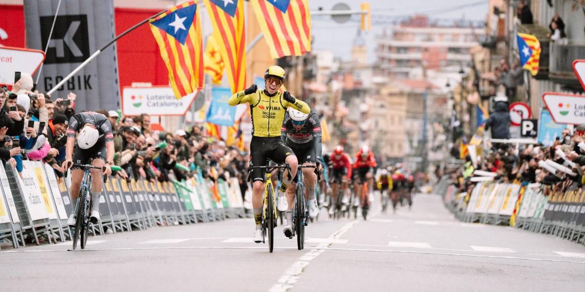 El británico Matthew Brennan ganó la primera etapa de la Volta a Catalunya