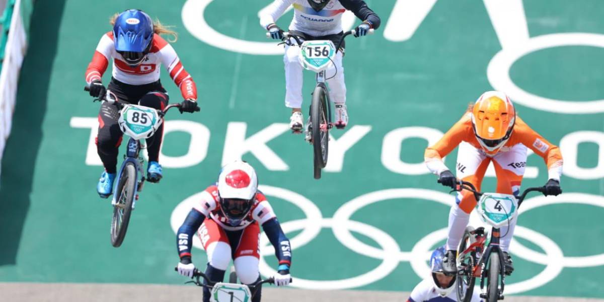 Doménica Azuero queda eliminada del BMX