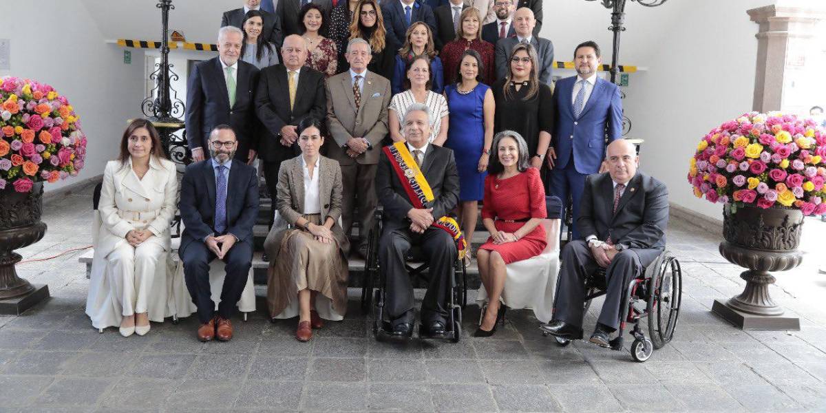 Lenin Moreno realizó su último gabinete de gobierno