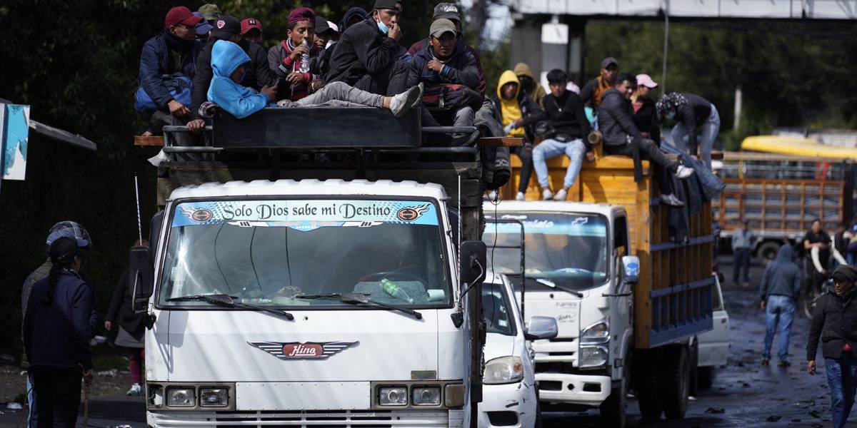 Paro nacional: así avanza la movilización de la Conaie desde el sur hacia el centro de Quito