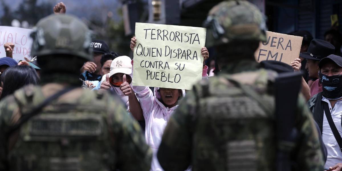 Paro nacional en Ecuador: los familiares de detenidos en el paro salieron a reclamar por su libertad