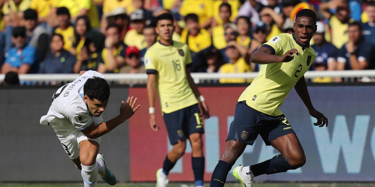 Eliminatorias: Con doblete de Félix Torres, Ecuador remonta y vence a Uruguay 2-1
