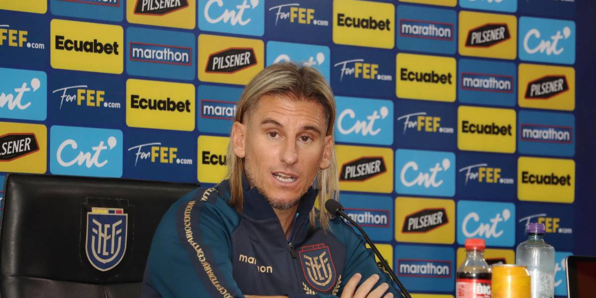 Sebastián Beccacece asegura que no llamará más sparrings ni invitados a la selección de Ecuador