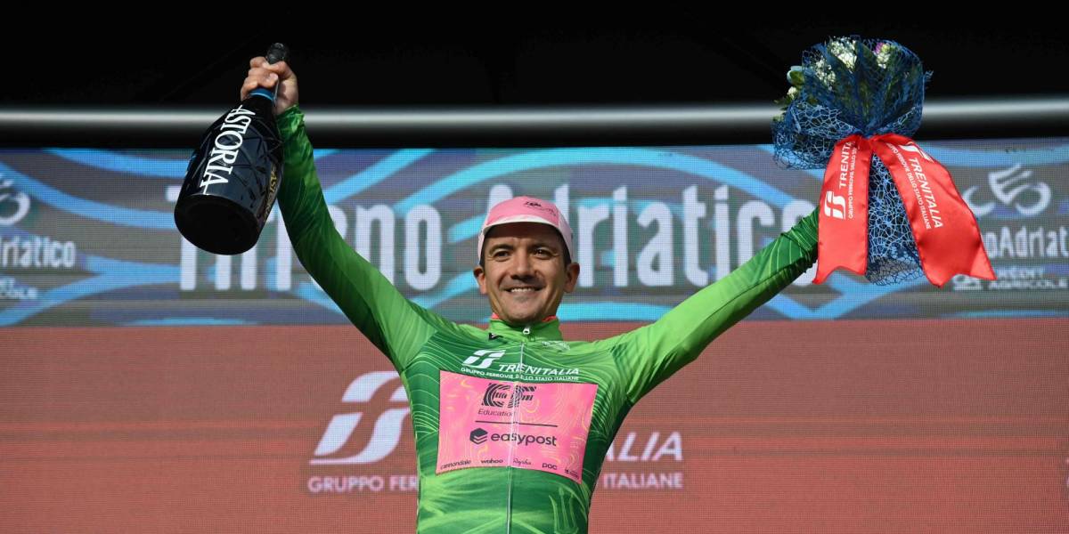 Richard Carapaz es el nuevo líder de la montaña en el Tirreno Adriático
