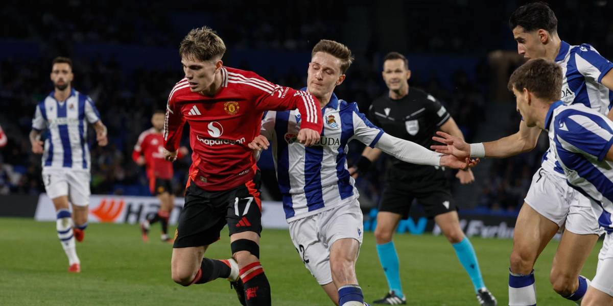 Real Sociedad y Manchester United empataron y todo se definirá en la vuelta de la Europa League