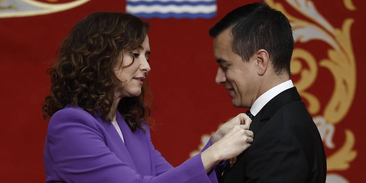 Daniel Noboa destaca en Madrid que buscará reducir la violencia y la desocupación en Ecuador