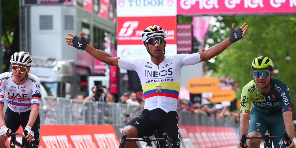 Jhonatan Narváez se quedó con la primera etapa del Giro de Italia
