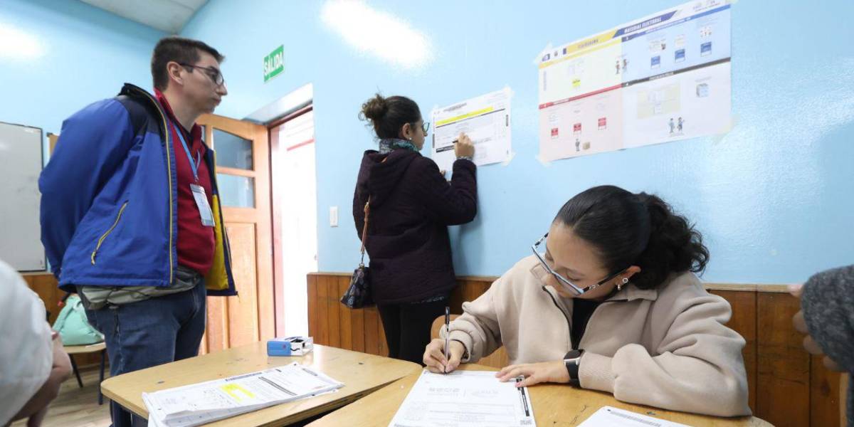 Elecciones Ecuador 2025 | Las actas han sido escrutadas al 100% en 13 provincias