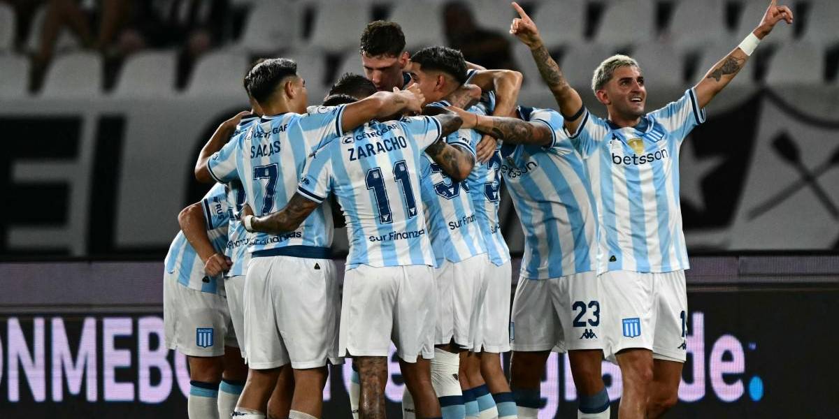 Racing Club venció a Botafogo y es el campeón de la Recopa Sudamericana
