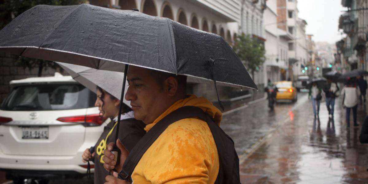 Ecuador tendrá lluvias de nivel medio y alto del 2 al 6 de mayo