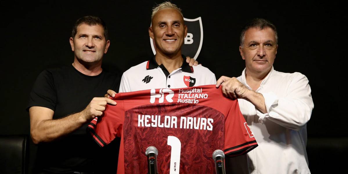 Keylor Navas en su presentación en Newell’s: Estoy en perfectas condiciones para jugar