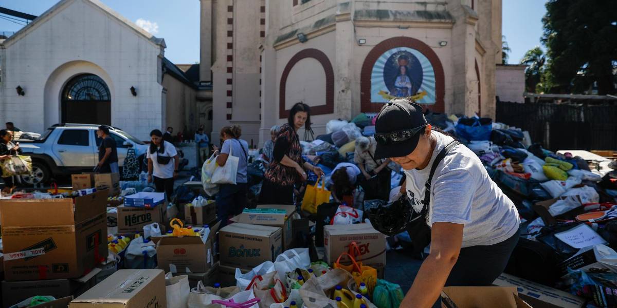 Argentina moviliza una ola de solidaridad para los afectados por el temporal en Bahía Blanca