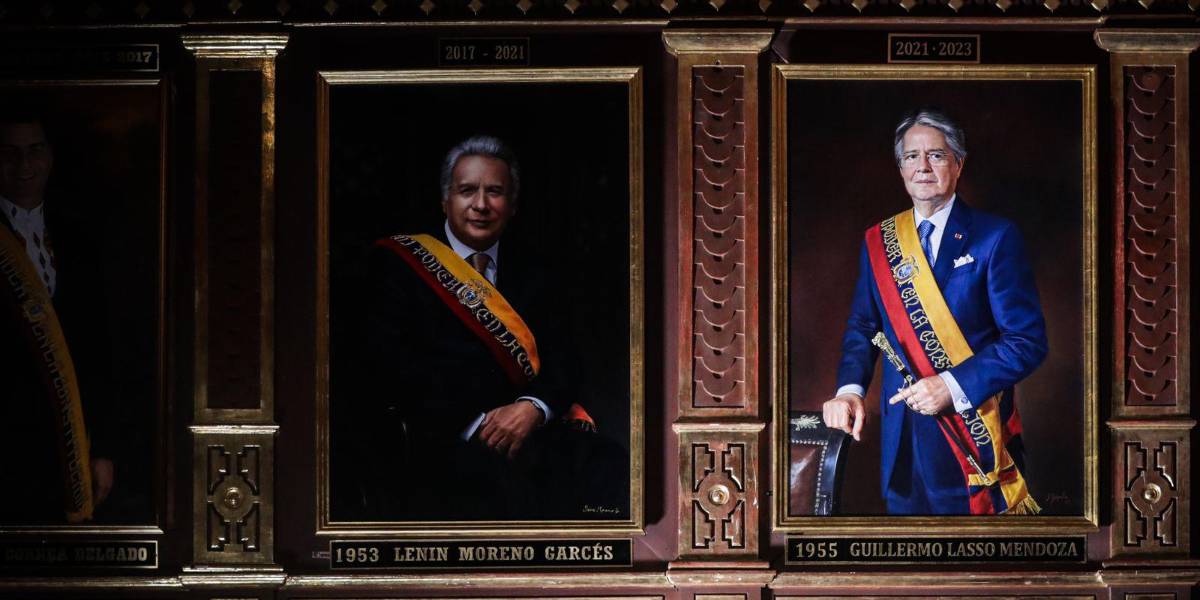 El cuadro pintado al óleo de Lasso ya está colgado en Carondelet