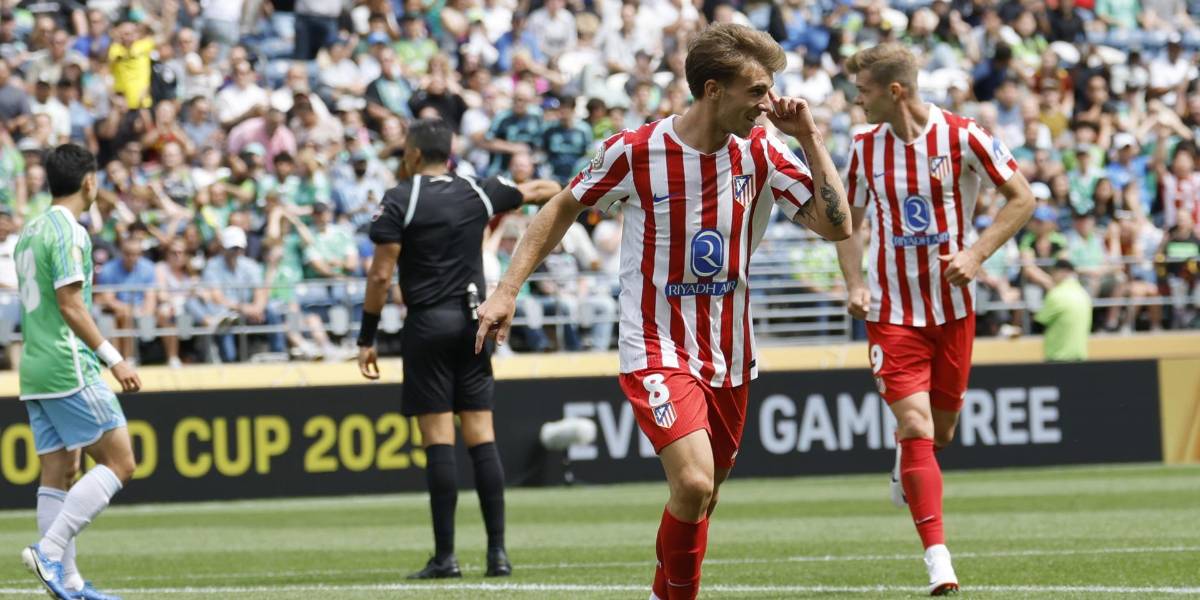 Atlético de Madrid venció al Seattle Sounders y consiguió su primera victoria en el Mundial de Clubes