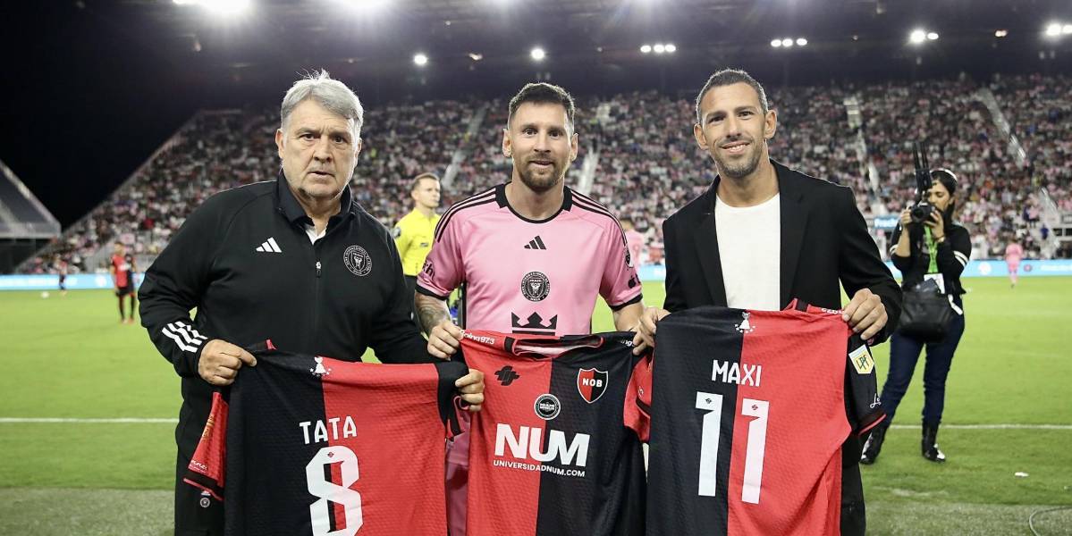 Inter Miami, en amistoso emotivo para Lionel Messi, empató con Newell's