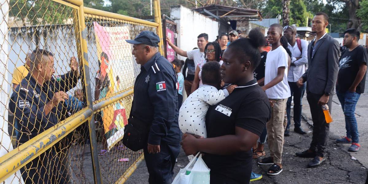 Más de 124 000 migrantes han llegado a la frontera sur de México en lo que va de 2023