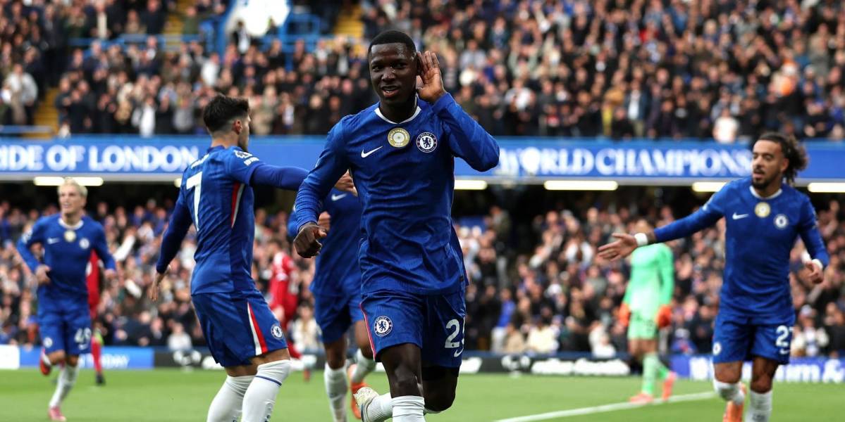 Así fue el golazo de Moisés Caicedo contra el Liverpool por la Premier League