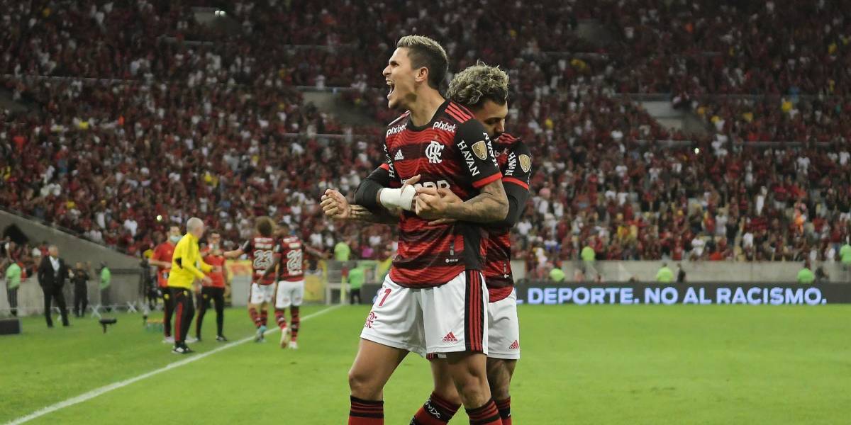 Flamengo goleó 7-1 al equipo de Alexander Domínguez en Libertadores