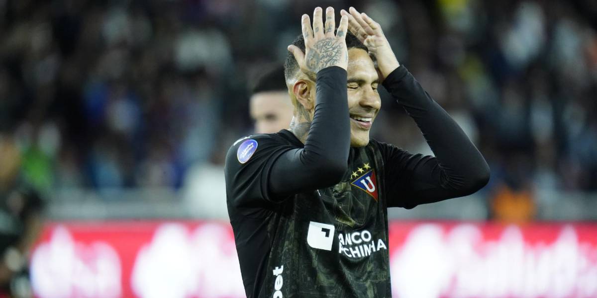 Paolo Guerrero debutó sin gol con Liga de Quito por la primera fecha en Liga Pro