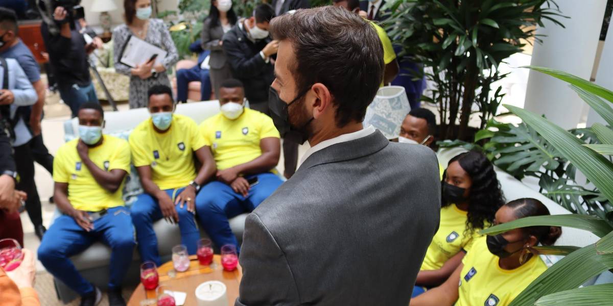 Ecuador despide a sus deportistas olímpicos y paralímpicos que irán a Tokio