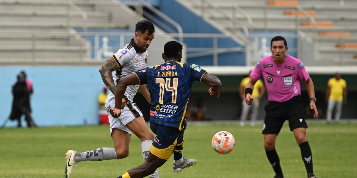 Sobre el final del partido, Aucas derrotó al Delfín y sueña con jugar la Copa Sudamericana