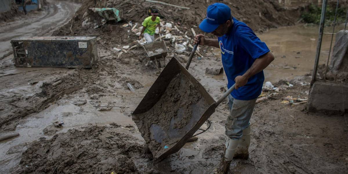 Más de 3 000 afectados por las lluvias en el este de Venezuela