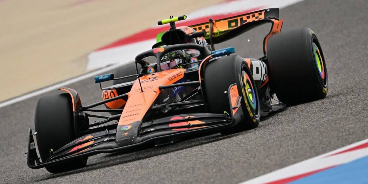 Lando Norris domina el primer día de ensayos de pretemporada en la Fórmula Uno