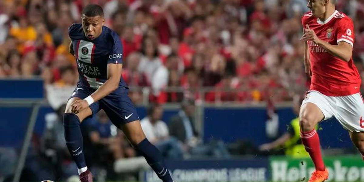 PSG empató nuevamente ante el Benfica en Champions League