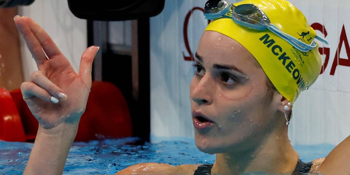 La australiana Kaylee McKeown establece un nuevo récord del mundo en los 50 espalda