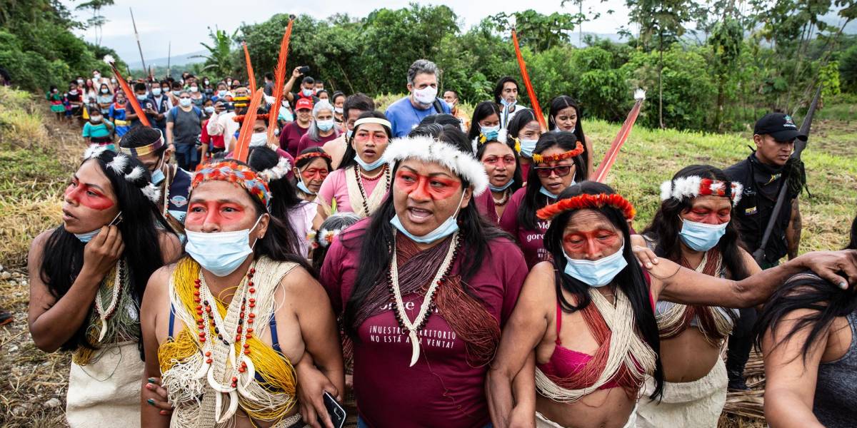 Caso Sinangoe: Por primera vez la Corte celebró audiencia en territorio indígena