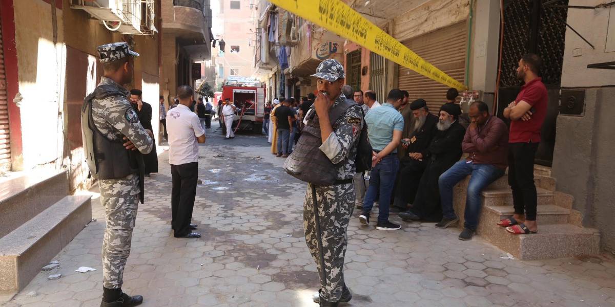 Un incendio en una iglesia egipcia deja al menos 41 muertos