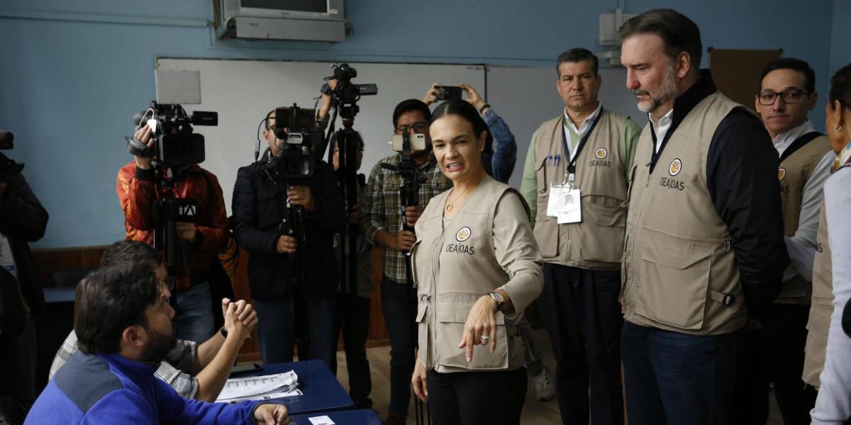 Elecciones Ecuador 2023: La OEA ve con normalidad las primeras horas de votaciones