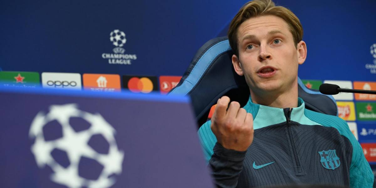 Frenkie de Jong se enoja con la prensa en la previa del Nápoles vs. Barcelona por la Champions League