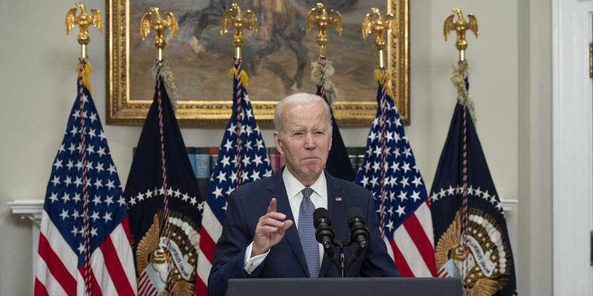 Joe Biden tranquiliza a los estadounidenses: nuestro sistema bancario es seguro