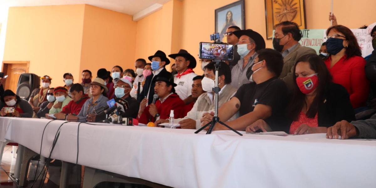 Conaie ratifica predisposición para dialogar con el Gobierno de Lasso este viernes