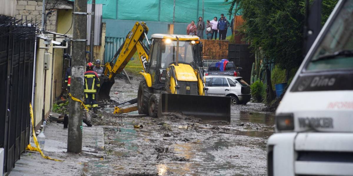 Aluvión en La Gasca | Daniel Noboa dice que hay equipos de rescate y brigadas de Riesgos, Inclusión, Salud y Registro Civil