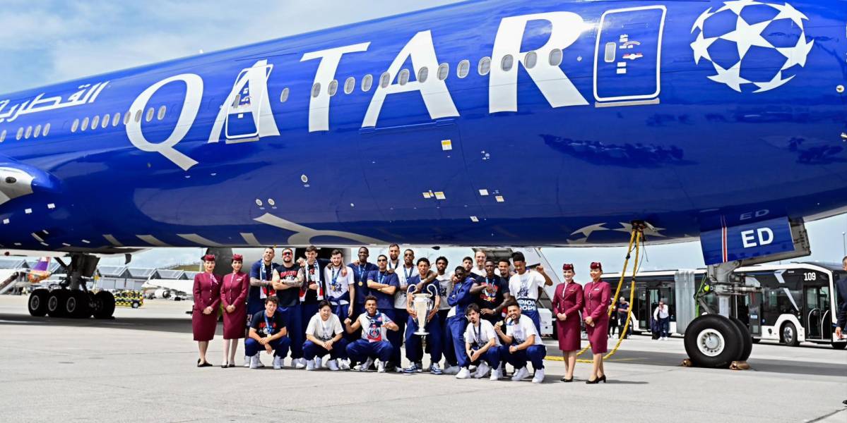 El París Saint-Germain ya aterrizó en Francia para celebrar con sus hinchas