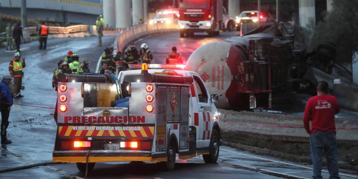 En México investigan el choque por exceso de velocidad en la explosión de camión de gas
