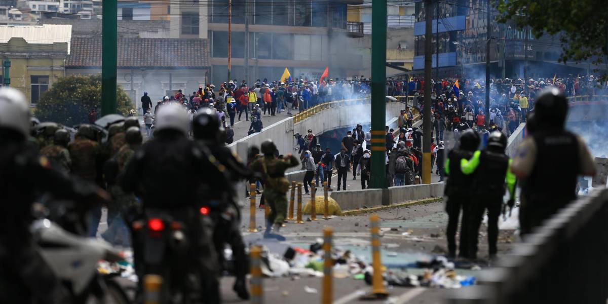 La Policía reporta 80 detenidos por las protestas en Ecuador