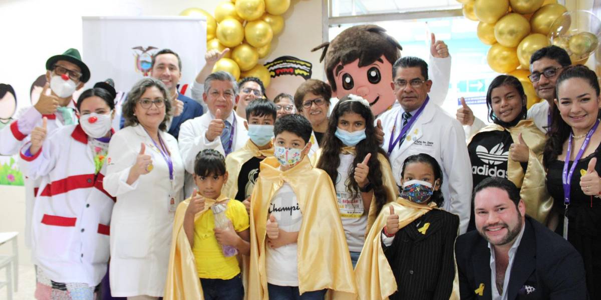 El hospital del niño Francisco de Icaza Bustamante conmemoró el Día de la Lucha Contra Cáncer Infantil