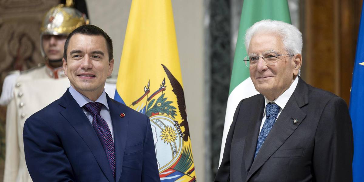 Noboa estrecha lazos en Italia para la lucha contra la criminalidad y el narcotráfico