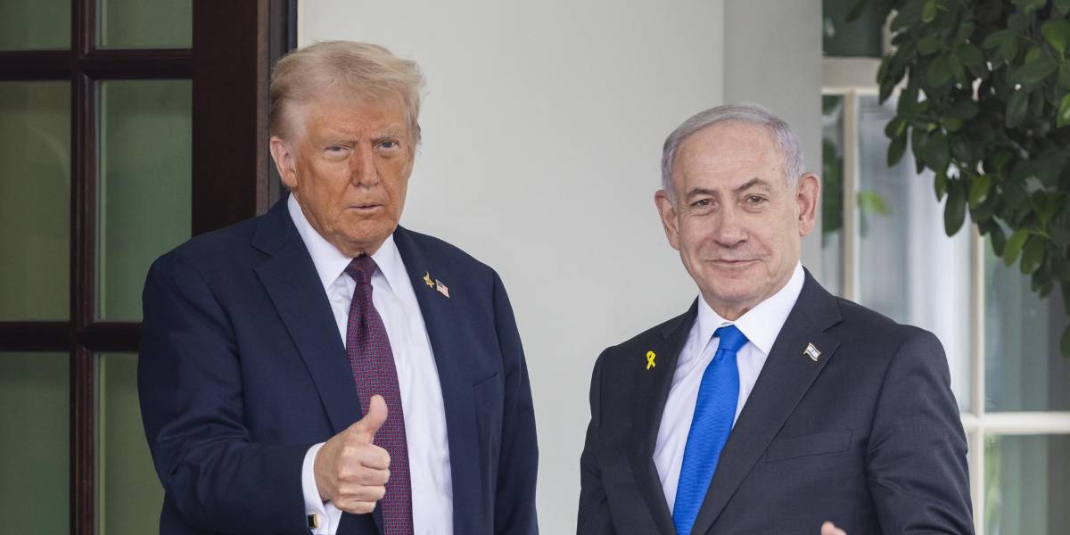 Trump da la bienvenida a Netanyahu en la Casa Blanca, además dice estar muy confiado sobre su plan de paz para Gaza