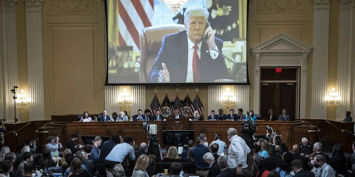 Donald Trump califica de fraude total la investigación que lo señala como responsable del asalto al Capitolio