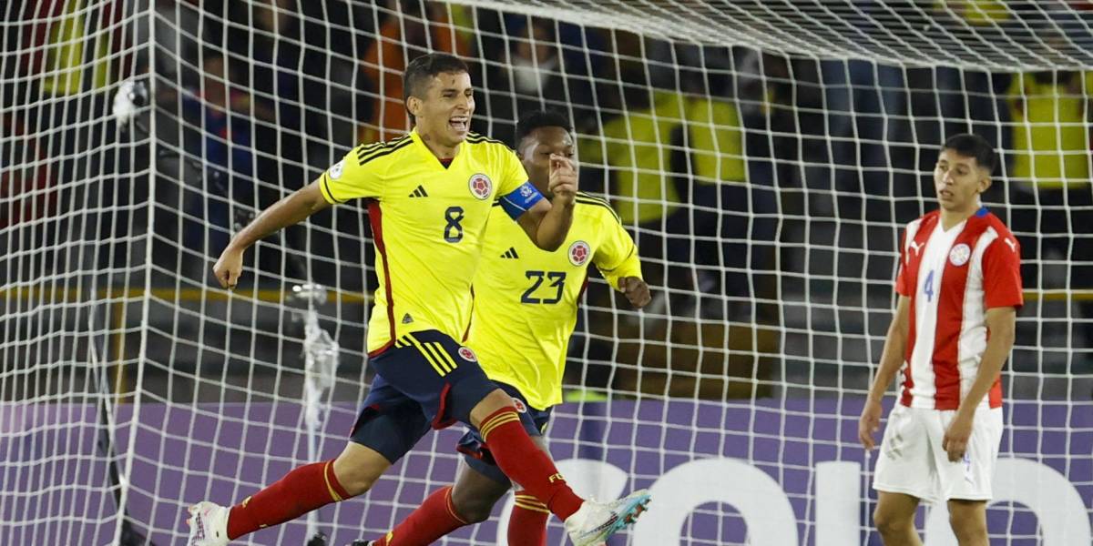 Colombia derrotó a Paraguay 3-0 en el Suramericano Sub 20