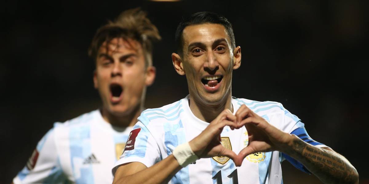 Di María resuelve para Argentina, Messi descansa y Uruguay sigue en picada