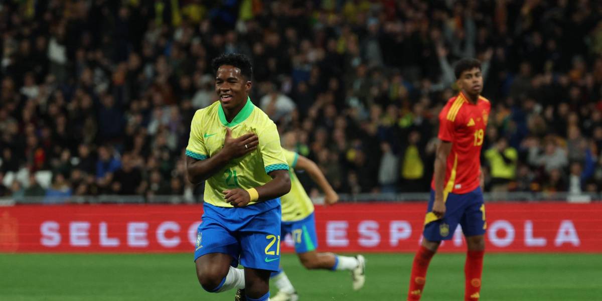 VIDEO | Brasil y España empatan 3-3 en un partido contra el racismo en el que brillaron Lamal y Endrick